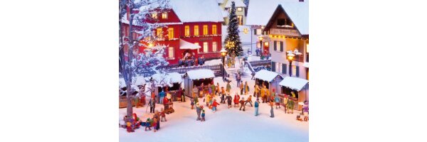 Winter- und Weihnachtsartikel für die Modellbahn-Winterlandschaft