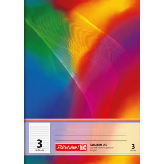 Brunnen Schulheft A5 Lineatur 3 16 Blatt X