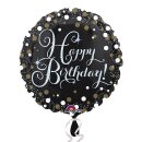 Amscan Folienballon Sparkling Birthday Folienballon Rund,...