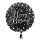 Amscan Folienballon Sparkling Birthday Folienballon Rund, 45 cm inkl. Helium X