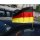 Deutschland-Autoflagge mit Stab, 45 x 30 cm - Auto Fahne schwarz/rot/gold