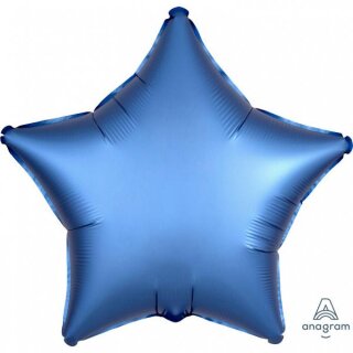 Amscan Folienballon Satin Luxe Azure Star, 43 cm inkl. Helium