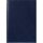 Buchkalender 2027 A5 1 Tag = 1 Seite - fest gebunden mit Lesebändchen - blaues Cover (dunkelblau)