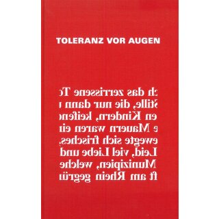 Hartmann Karl-Martin; Toleranz vor Augen