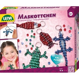 Lena Maskottchen Perlen-Set für 4 Tier-Anhänger