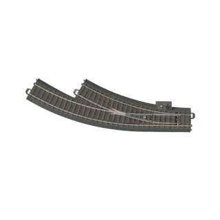 Märklin H0 - 1x 24672 - Bogenweiche rechts C-Gleis, 360 mm/30°-77,5 mm/30° ohne Verpackung