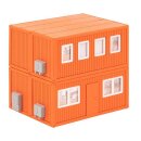 Faller H0 130135 4x Baucontainer, orange,...