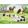 Ravensburger Kinderpuzzle - 08882 Welt der Pferde - Puzzle für Kinder ab 4 Jahren, mit 2x24 Teilen.