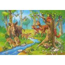Ravensburger Puzzle Tiere des Waldes, Kinderpuzzle 2 x 24...
