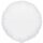 Amscan Folienballon "Metallic White" Foil Balloon Round, 43 cm inkl. Helium - nur Abholung, kein Versand möglich