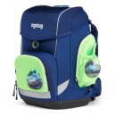 ergobag pack/cubo/cubo light Sicherheitsset Fluo - Seitentaschen mit Zip-Set (3-tlg.) Grün ab Kollektion 2019/2020 - Passform C