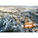 2er Set: Oberwesel im Schnee, Blick von der...