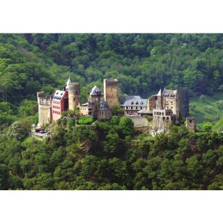 Doppelkarte Schönburg Oberwesel Fotoaufnahme