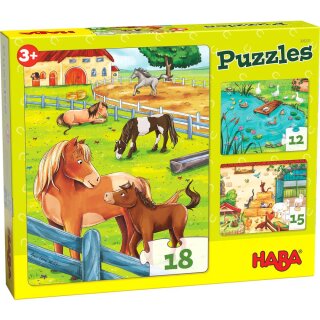 HABA 305237 - Puzzles Bauernhoftiere