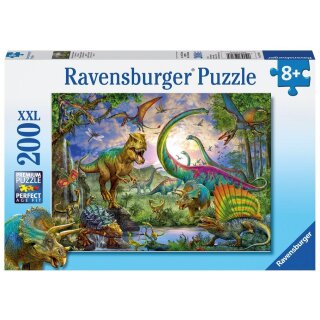 Ravensburger Im Reich der Giganten - Im Land der Saurier Dinosaurier-Puzzle 200 Teile XL