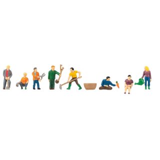 Faller H0 151604 - Im Garten, 8 Figuren