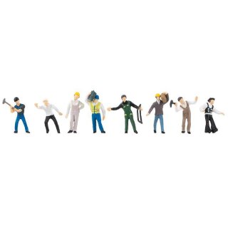 Faller H0 151605 Handwerker, 8 Figuren