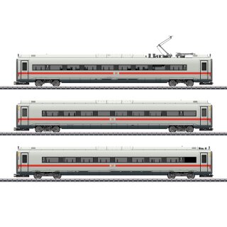 Märklin H0 - 43726 - 3er Ergänzungswagen-Set zum ICE 4 DB zu 39716/39714/39718