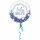 Amscan Folienballon Baby Boy Geburt Muschel  rund, 43 cm inkl. Helium - nur Abholung, kein Versand möglich
