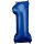 Riethmüller Zahl 1 Blau Folienballon 33 cm x 86 cm inkl. Helium - nur Abholung, kein Versand möglich