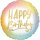 Amscan Folienballon Ombre und Gold Geburtstag Happy Birthday, 43 cm inkl. Helium