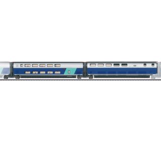 Märklin H0 - 43443 - 2er Ergänzungswagen-Set 3 zum TGV Euroduplex, SNCF