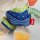 sigikid 40863 - Aktiv-Elefant bunt PlayQ mit Rassel, Quietsche und Knisterfolie