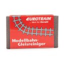 Modellbahn-Gleisreiniger - Schleif- und Reinigungsgummi zur Gleisreinigung - Reinigungsblock für Gleise S12