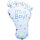 Amscan XL Folienballon Fuß blau - Its a Boy - Geburt Junge, 58 x 82 cm inkl. Helium