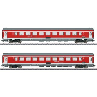 Märklin H0 - 42989 2er Reisezugwagen-Set 2 München-Nürnberg-Express DB