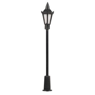 Faller H0 180212 - LED-Parklaterne, Sechskantlaterne mit Krone, 1 Stück, 65 mm