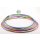 JohnToy Hula Hoop Reifen Glittereffekt mit Wasserfüllung, 64 - 78 cm, sortiert
