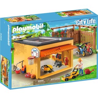 Playmobil 9368 - Garage mit Fahrradschuppen - Exklusiv