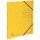 EXACOMPTA Ringmappe Pappe A4 mit 2 Gummizügen, 2 Ringe, Durchmesser 15mm gelb