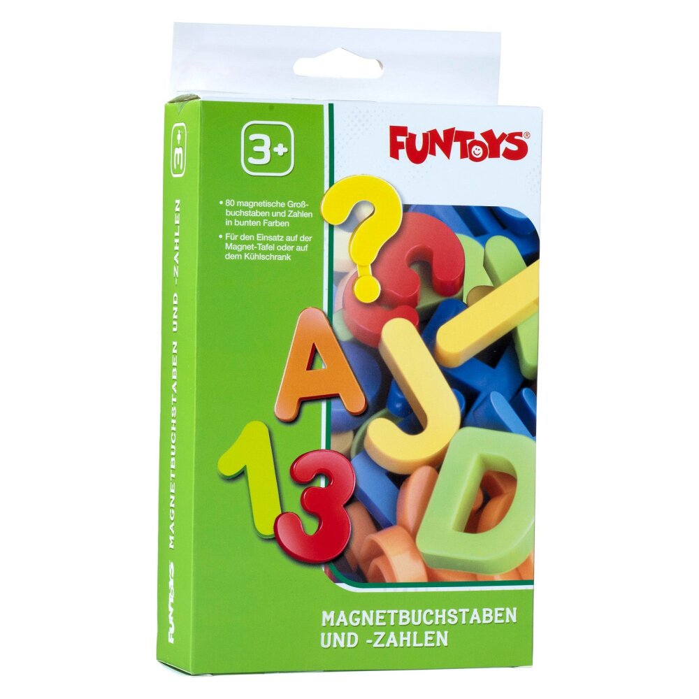 FUNTOYS 80 Magnetbuchstaben und Magnet-Zahlen - ABC Zahlen Alphabet  Buchstaben - Schreib- und Spielwaren Hermann, Oberwesel - Online-Shop