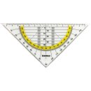 DONAU Geometrie-Dreieck/Geodreieck flexibel 16cm ohne Griff