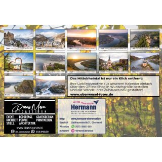 Wandkalender Mittelrheintal - Bildkalender 2023