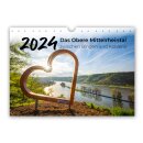 Wandkalender Oberes Mittelrheintal - Bildkalender 2024 -...