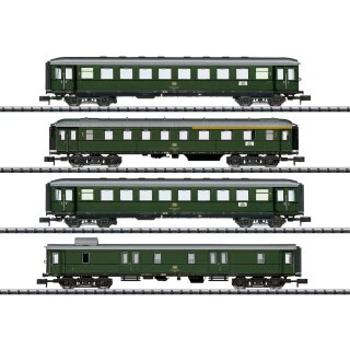 Minitrix N MHI - 18709 - 4er Personenwagen-Set Nahverkehr DB