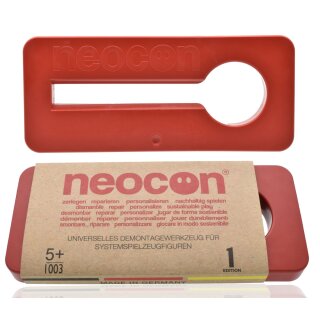 Neocon - Demontage Werkzeug für Systemspielfiguren - Farbe: rot