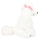 TOPModel Plüschhund weißer Pudel Chanel 19 cm - Hund für Mädchen
