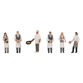 Faller H0 151692 - Gastronomiepersonal, 6 Figuren