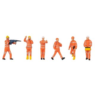 Faller H0 151851 - Tunnelbauarbeiter, 6 Figuren