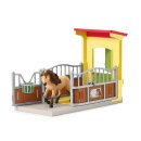 Schleich 42609 - Farm World - Ponybox mit Islandpferd Hengst
