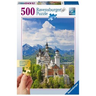Ravensburger Puzzle 500 Teile Schloss Neuschwanstein X