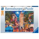 Ravensburger Puzzle 500 Teile Abends in Pisa X