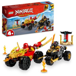 LEGO 71789 - Ninjago Verfolgungsjagd mit Kais Flitzer und Ras Motorrad