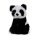 SEMO ECO-Edition Stofftier Panda 15 cm