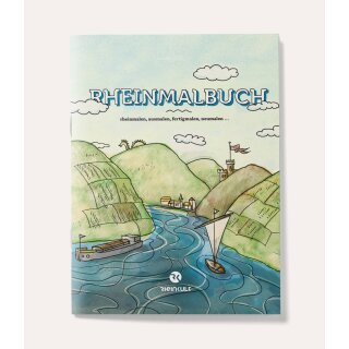 Rheinkult - Rheinmalbuch - 11 doppelseitige Malvorlagen mit Kurzreimen