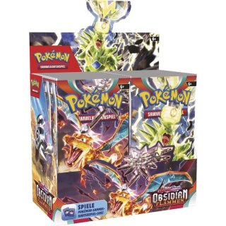 Pokémon 1x Booster Karmesin & Purpur Obsidian Flammen (deutsch) - zufällige Auswahl